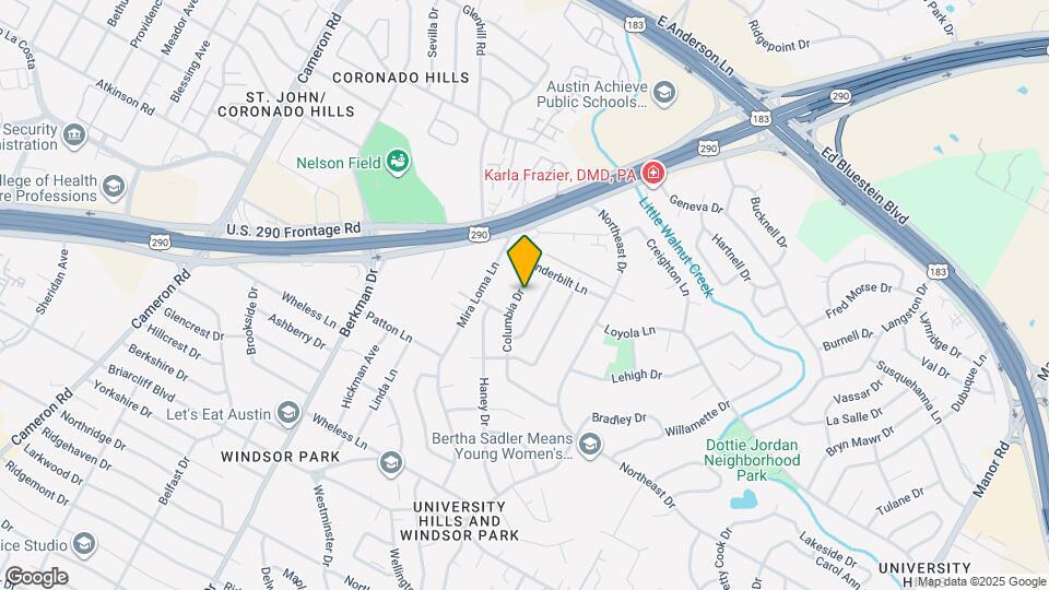 6809 Columbia Dr Map and Location Details