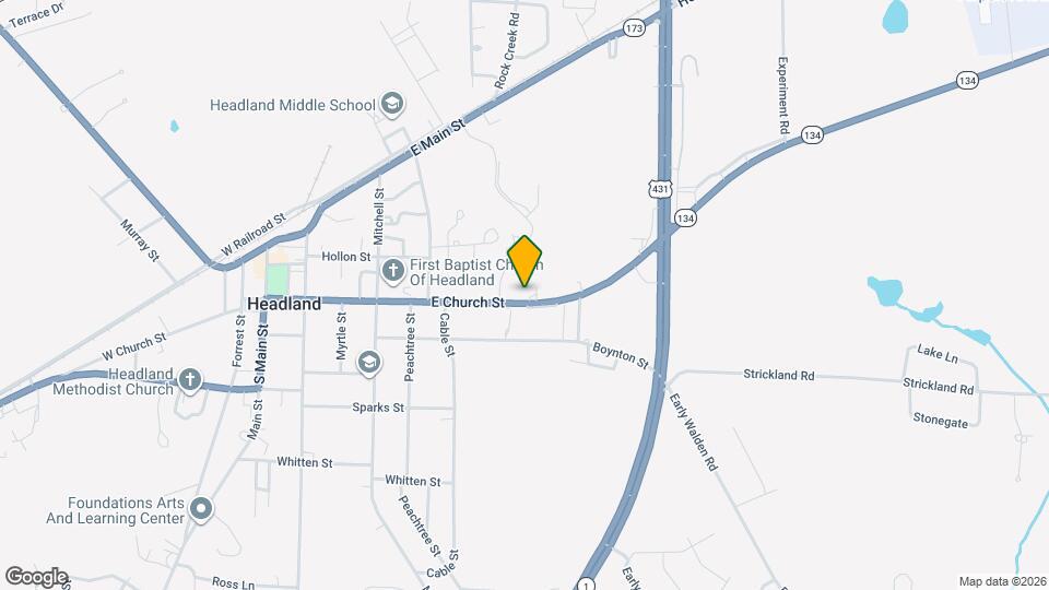 517 E Church St Map and Location Details