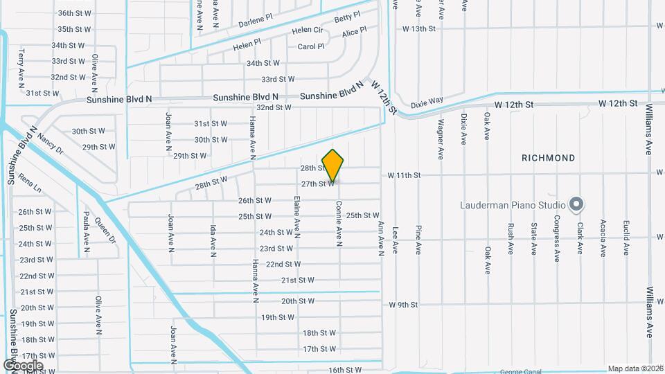 2603 27th St W Map and Location Details