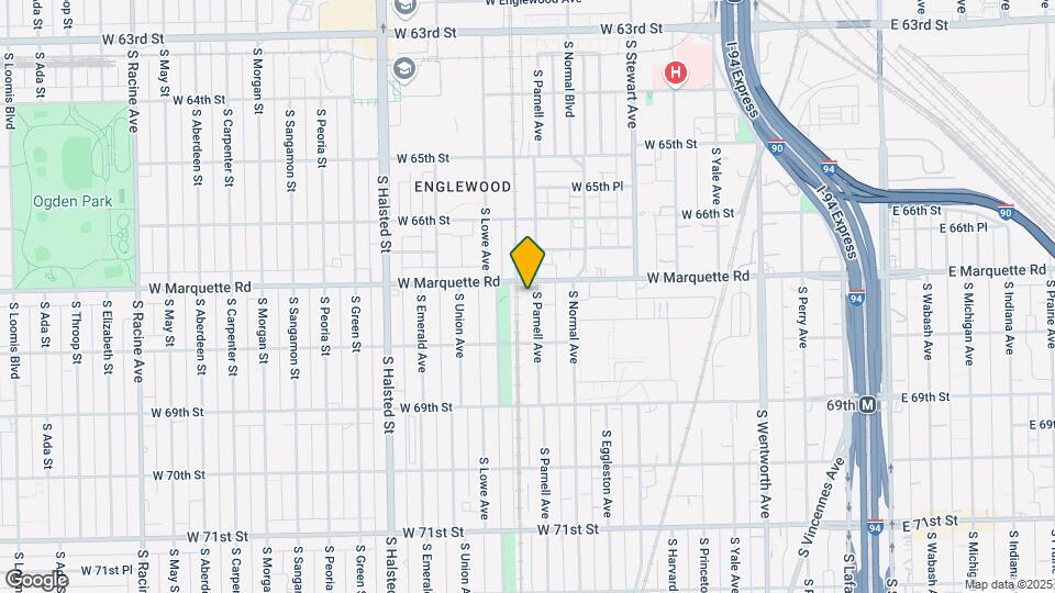6712 S. Parnell Ave, Unit 2 Map and Location Details