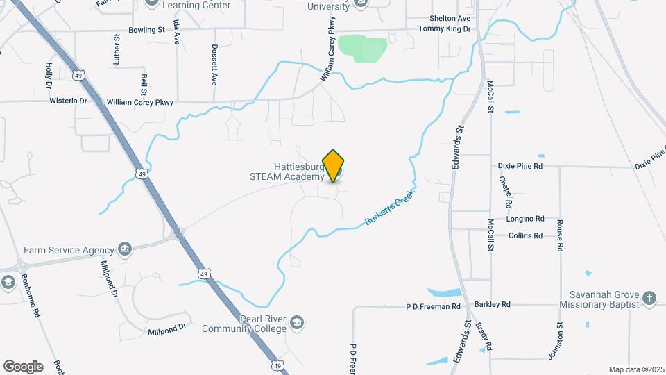 Burkett's Creek East Map and Location Details