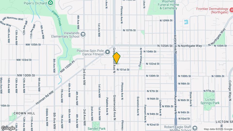 10110 Greenwood Ave Map and Location Details