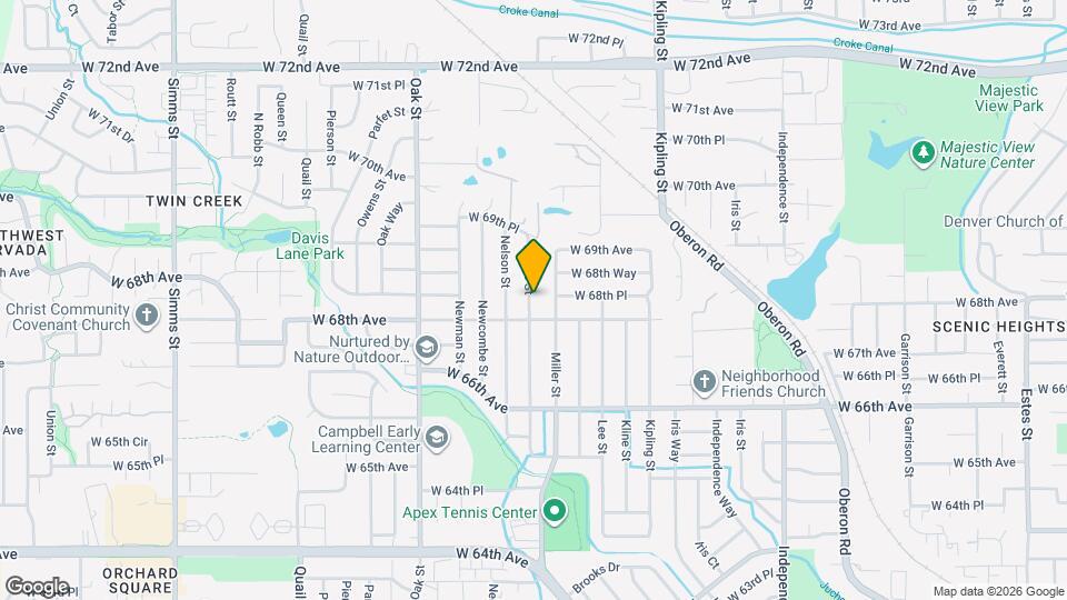 6822 Moore St Map and Location Details