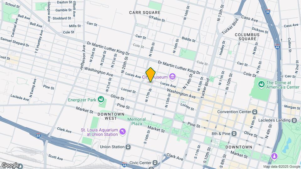 1709 Washington Ave Map and Location Details
