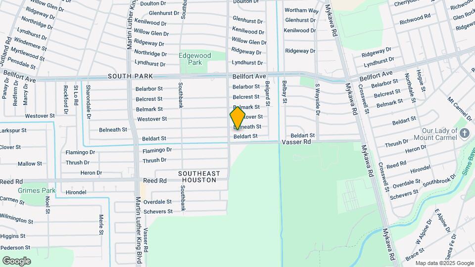 5915 Beldart St Map and Location Details