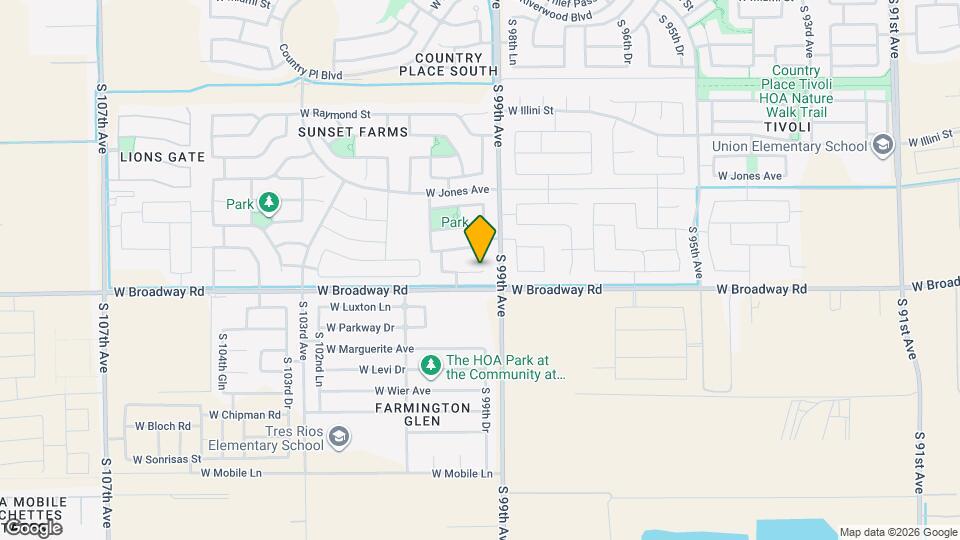 9902 W Trumbull Rd Map and Location Details