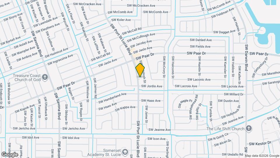 4067 SW Port St Lucie Blvd Mapa y Detalles de la Ubicación