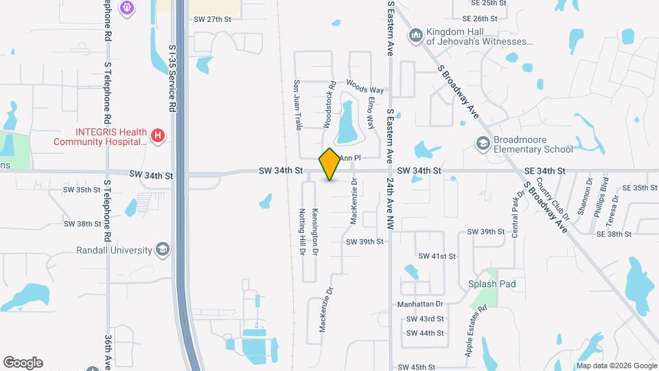 920 SW 35th St Mapa y Detalles de la Ubicación