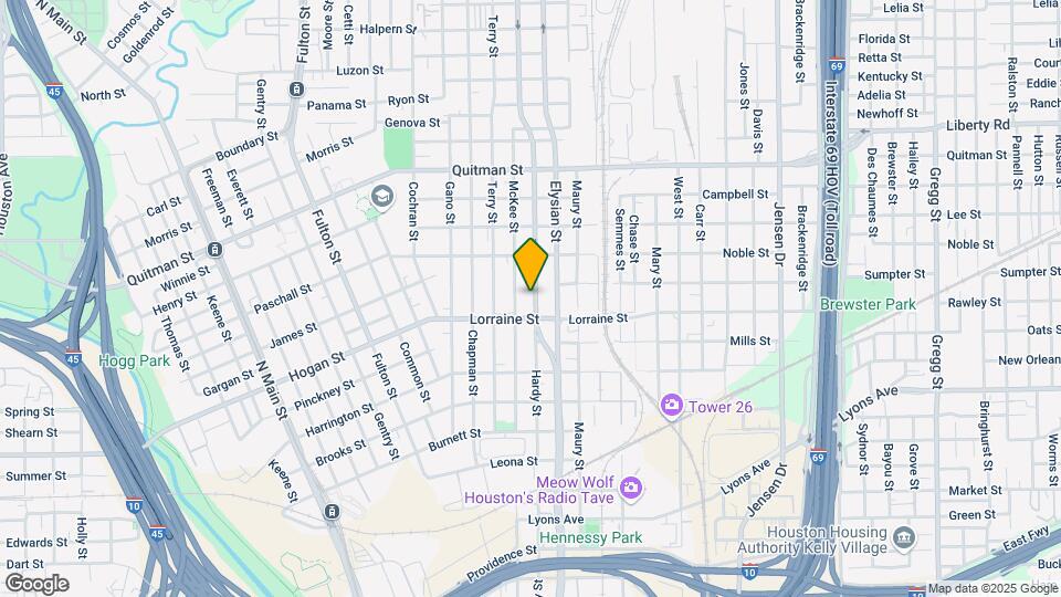 1915 Hardy St Map and Location Details