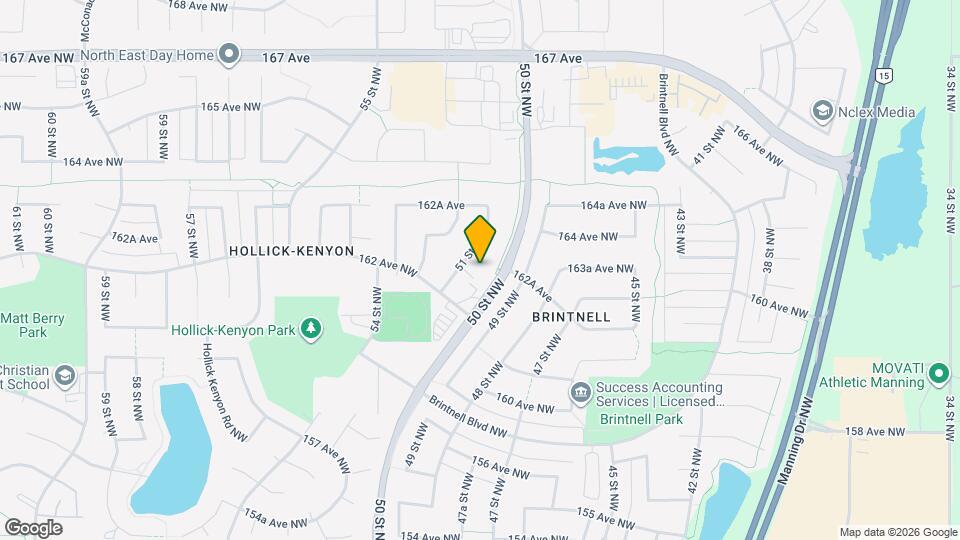 16235 51 St NW Map and Location Details