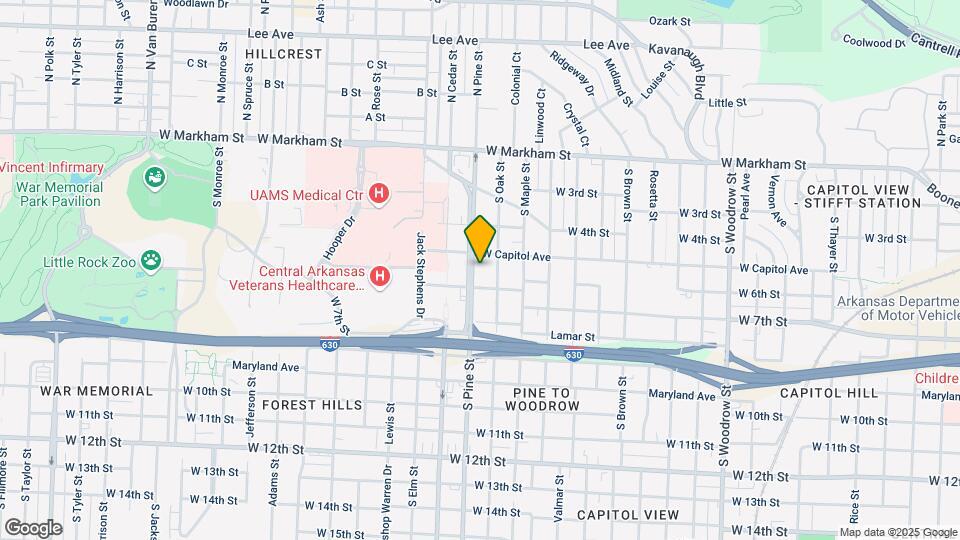 507 UAMS Blvd Map and Location Details