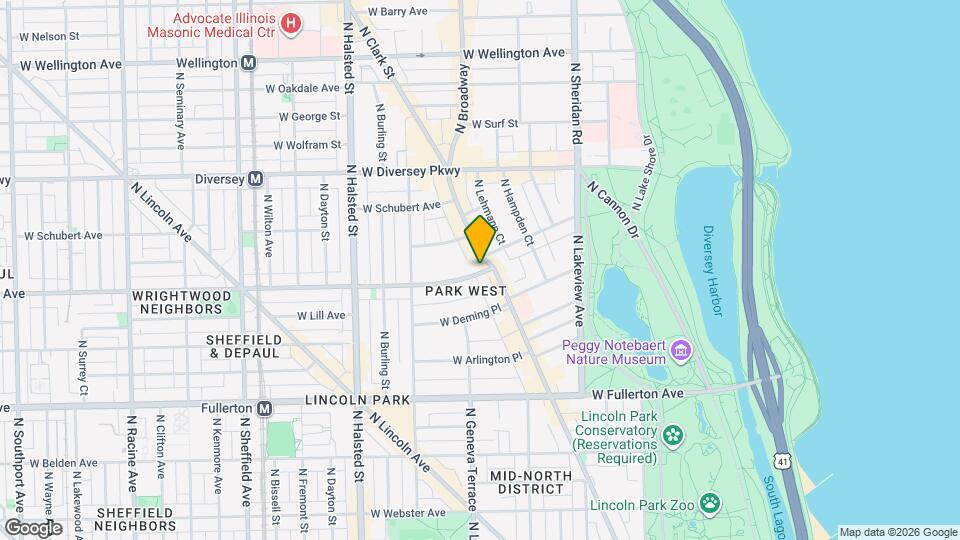 618 W Wrightwood Ave, Unit 625-218 Mapa y Detalles de la Ubicación