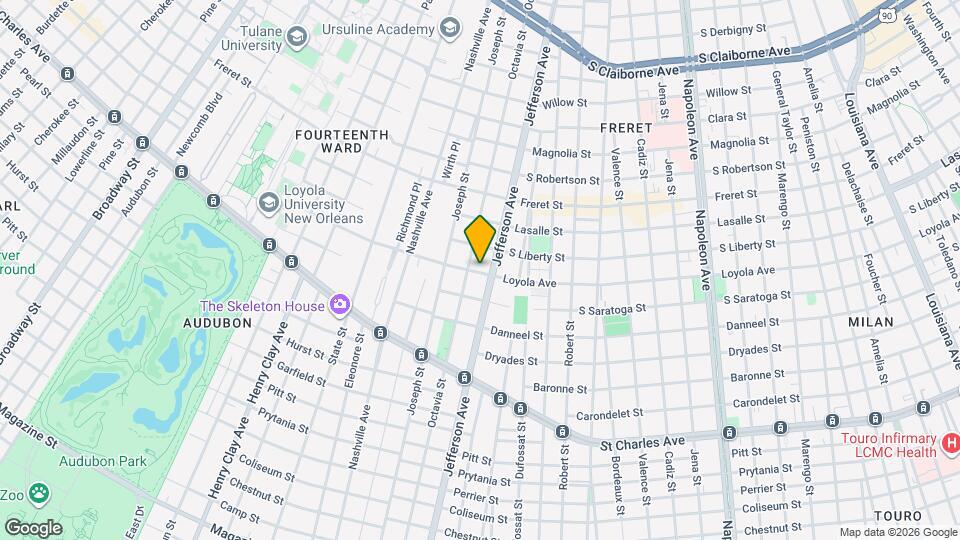 5417 Loyola Ave Map and Location Details