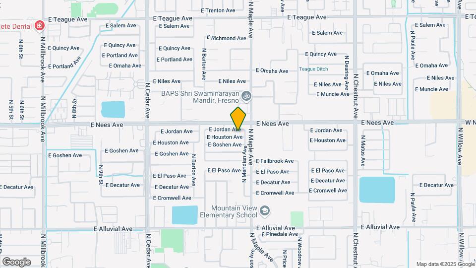 1868 E Houston Ave Map and Location Details