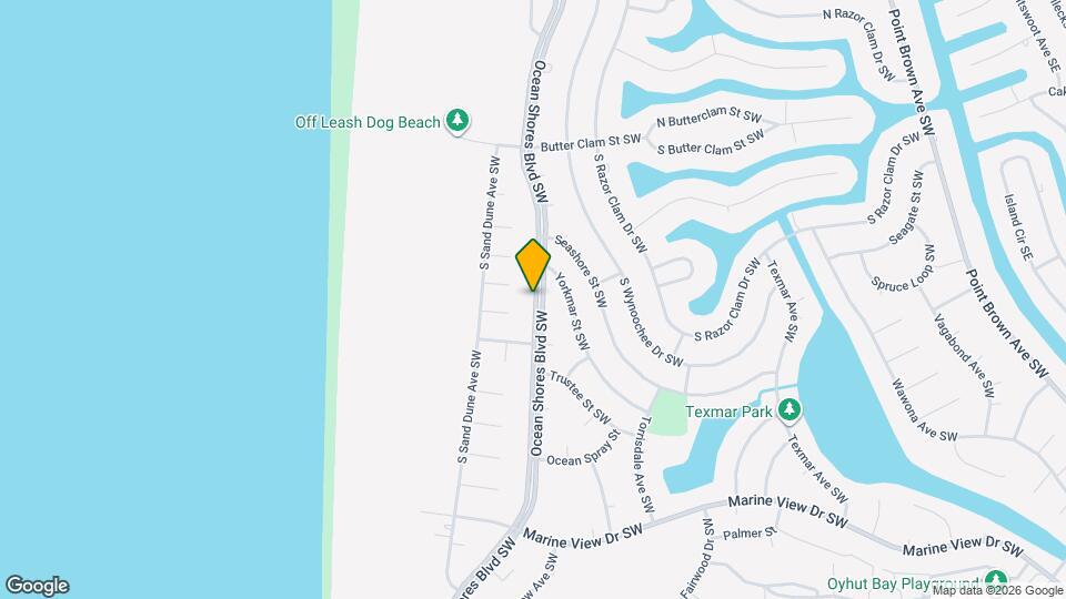 835 Ocean Shores Blvd SW Mapa y Detalles de la Ubicación