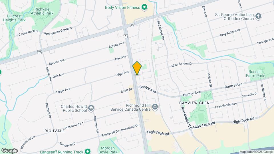 9031 Yonge St Map and Location Details