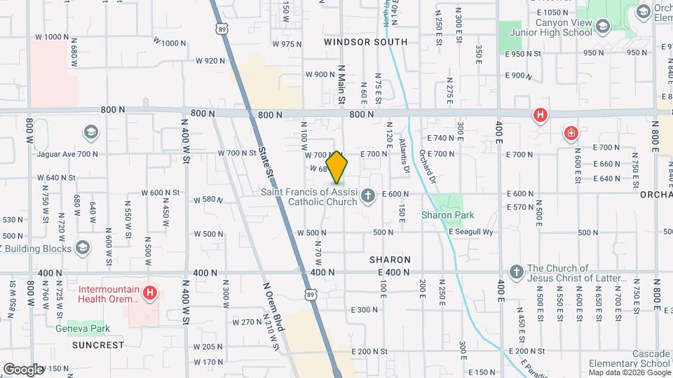 605 N Main St, Unit Unit 1 Map and Location Details