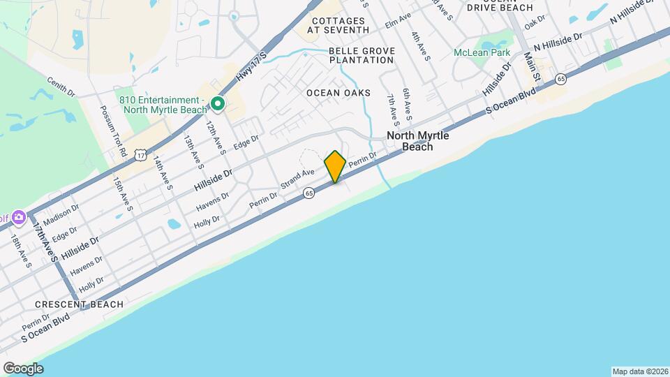 909 S Ocean Blvd Map and Location Details