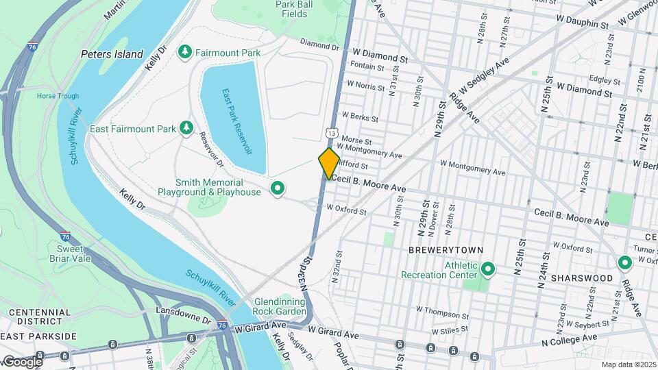 1635 N 33rd St Map and Location Details