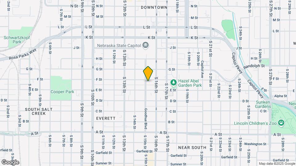 1501 F St Mapa y Detalles de la Ubicación