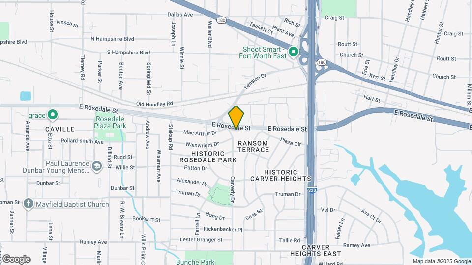 1705 Carverly Dr Map and Location Details