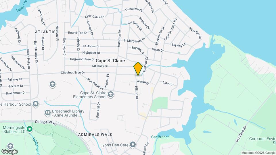 1217 Hilltop Dr Map and Location Details