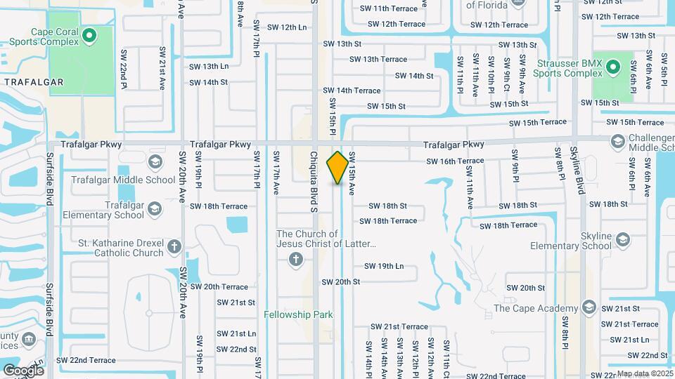 1709 SW 15th Pl Map and Location Details