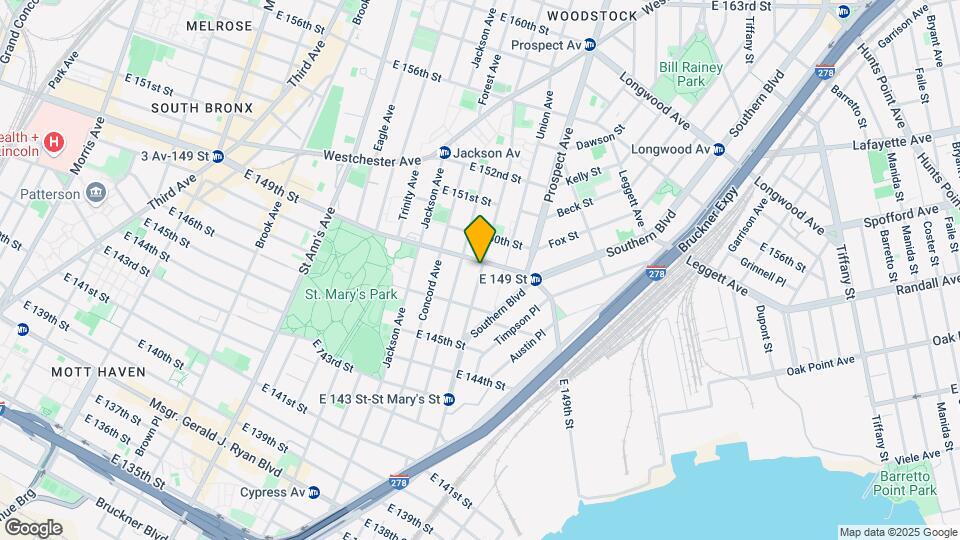 537 Tinton Ave Map and Location Details