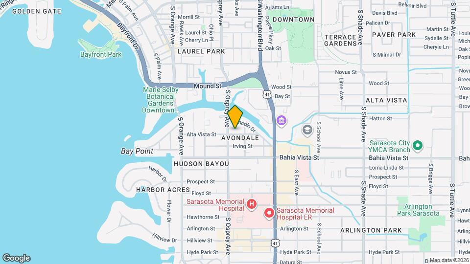 1827 Alta Vista St Map and Location Details