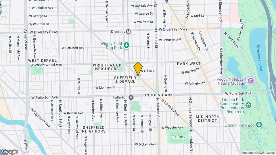 2512 N Lincoln Ave, Unit d2 Map and Location Details