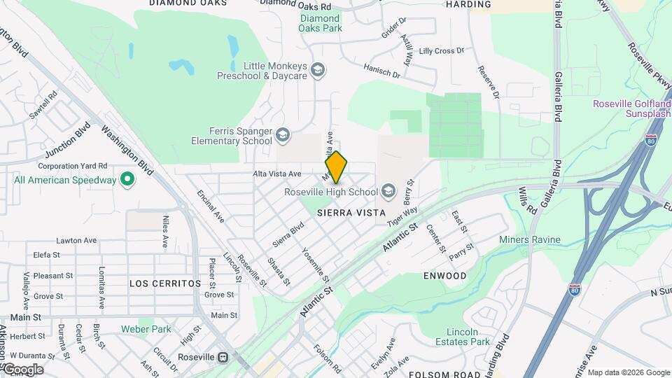 509 Sierra Blvd Mapa y Detalles de la Ubicación