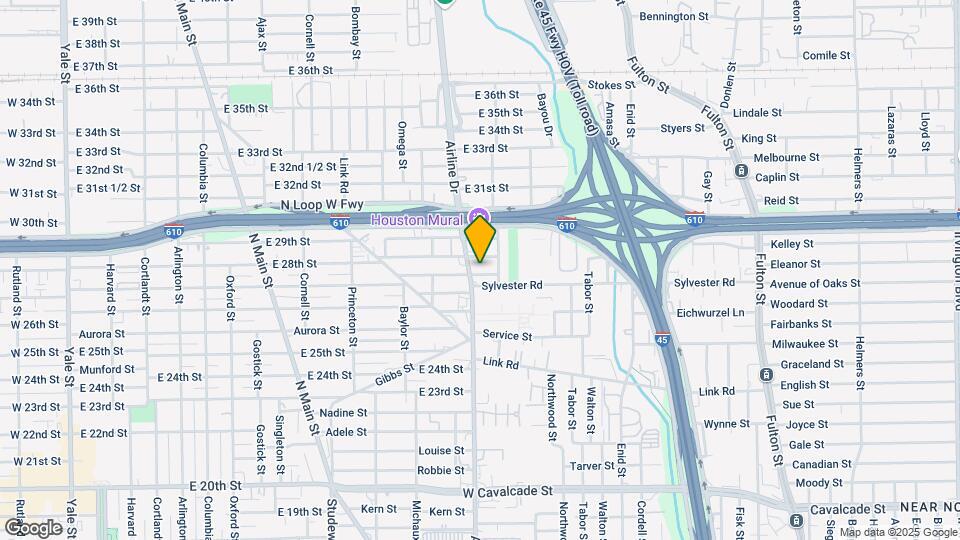 1303 E 27th St Map and Location Details