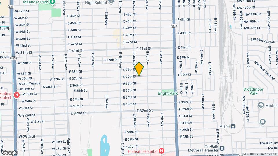 540 E 37th St Map and Location Details