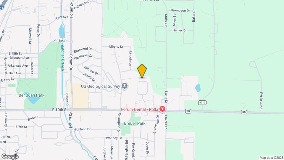 1531 Timber Creek Rd Map and Location Details