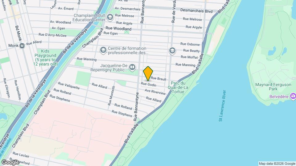 795 - 801 Godin St Map and Location Details