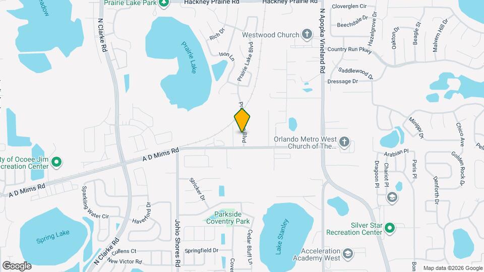 1406 Prairie Lake Blvd Mapa y Detalles de la Ubicación