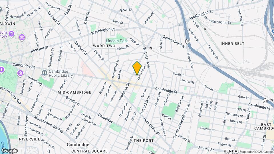 147 Tremont St, Unit 147 Map and Location Details