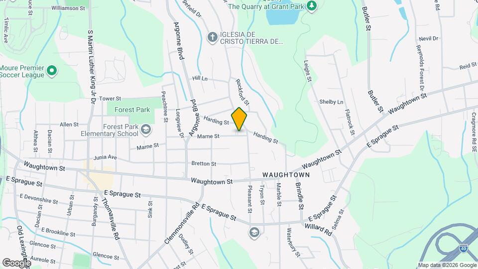 1447 Marne St Map and Location Details