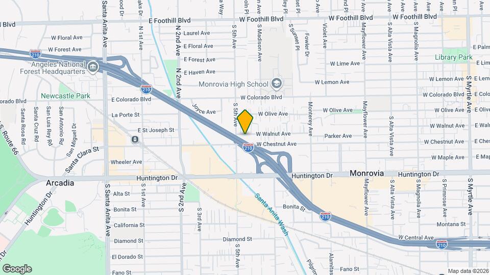924 W Walnut Ave Mapa y Detalles de la Ubicación