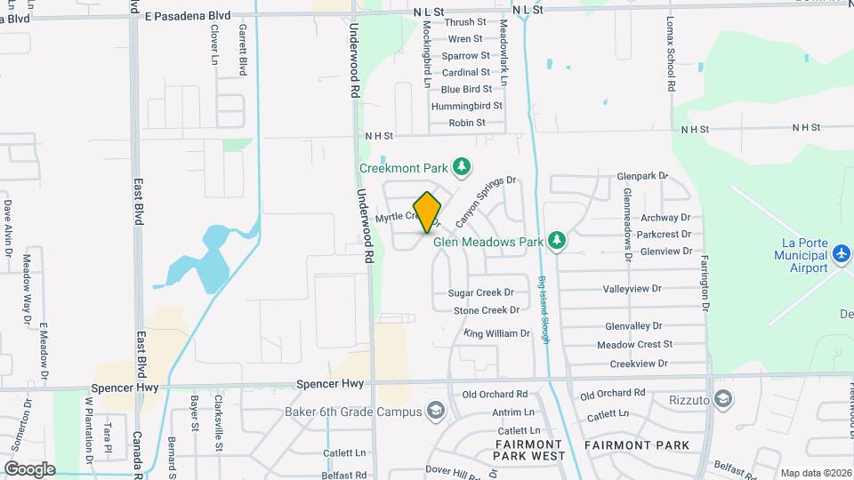 817 Willow Creek Dr Map and Location Details