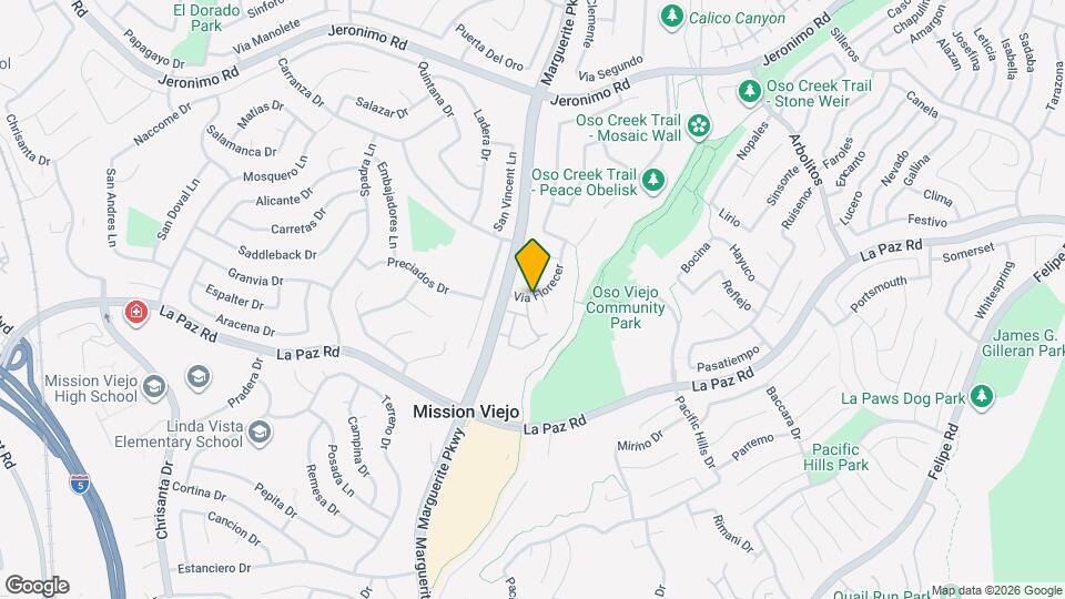 Avalon Mission Viejo Map and Location Details