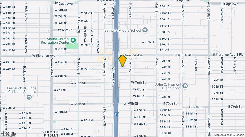 339 W 74th St Map and Location Details
