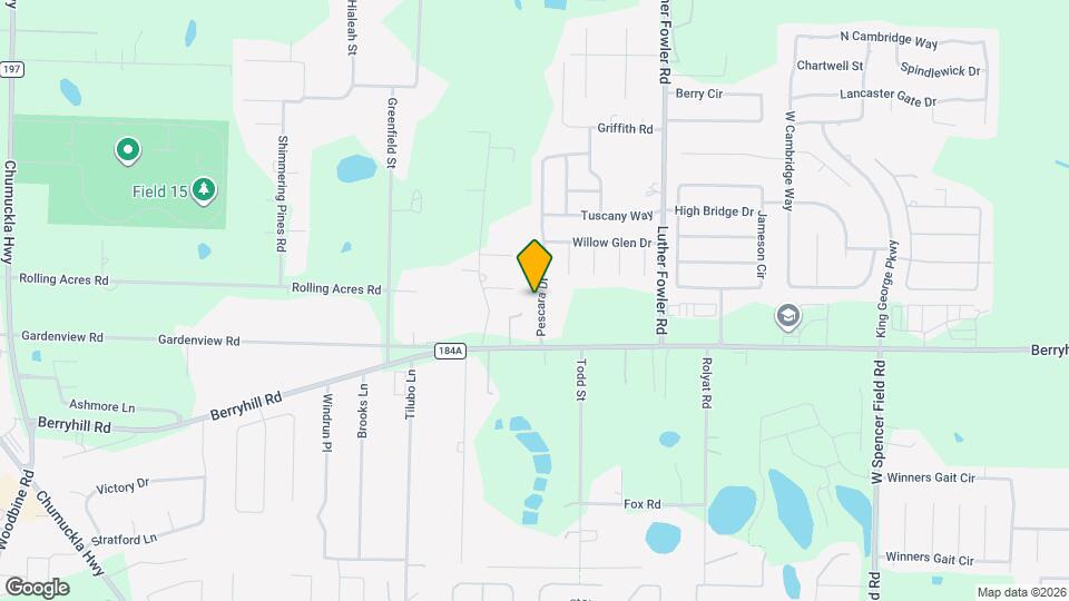 5441 Pescara Dr Map and Location Details