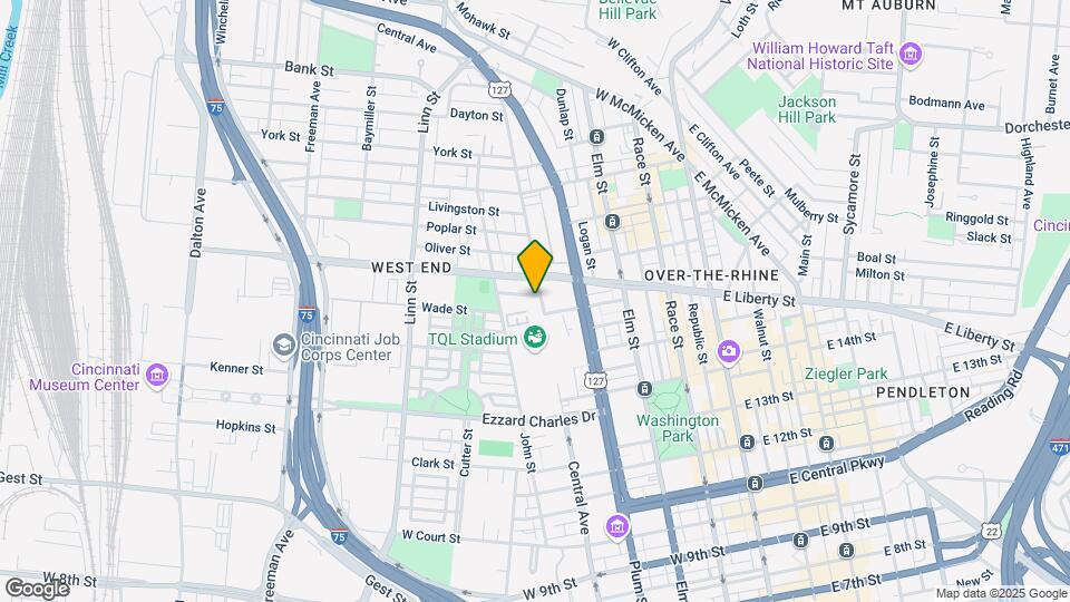Cincinnati Apartment Map and Location Details