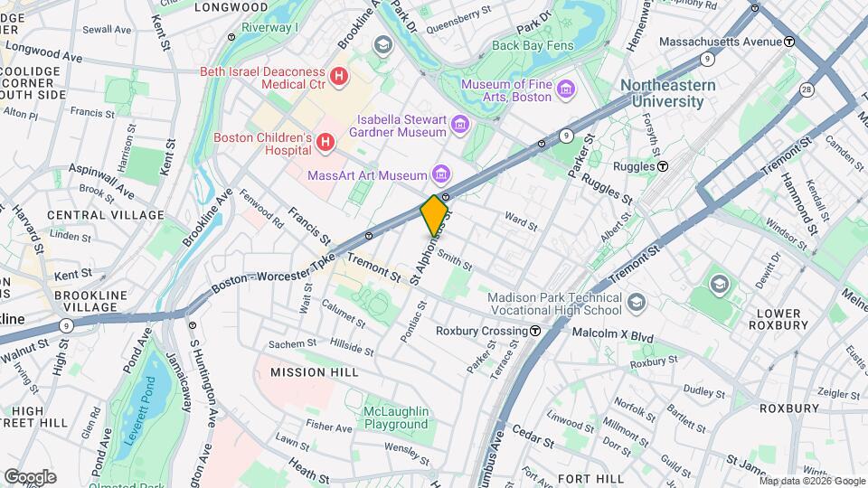 76 St Alphonsus St Map and Location Details