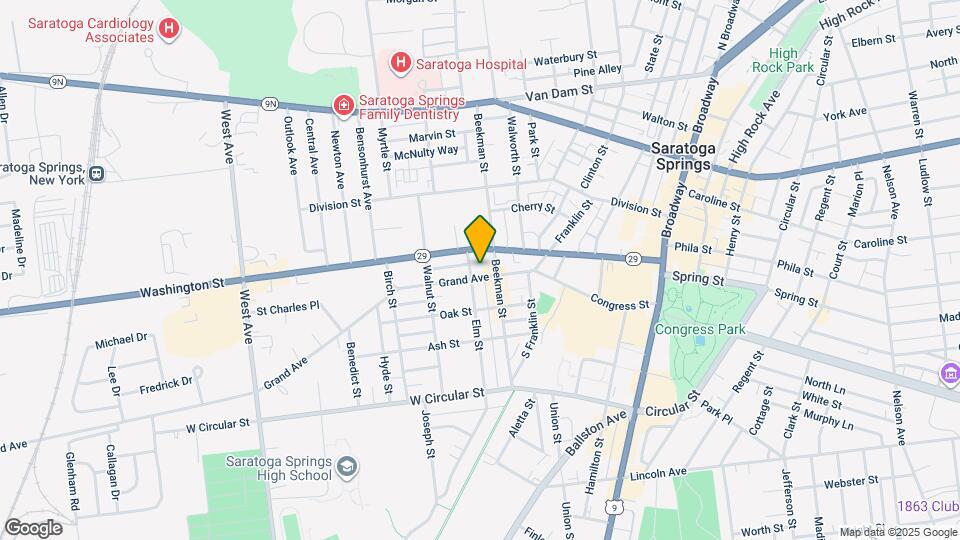 153 Grand Ave Map and Location Details