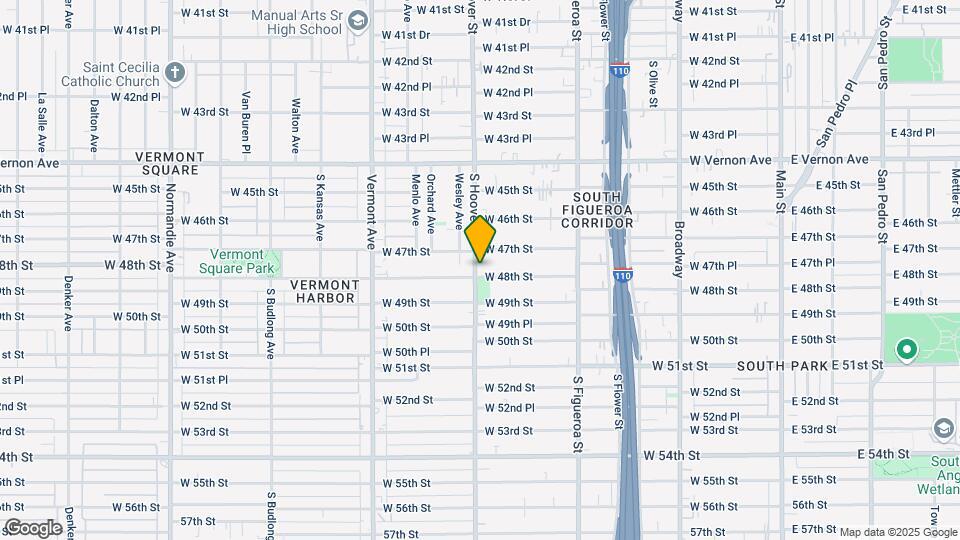 731 W 48th St Map and Location Details