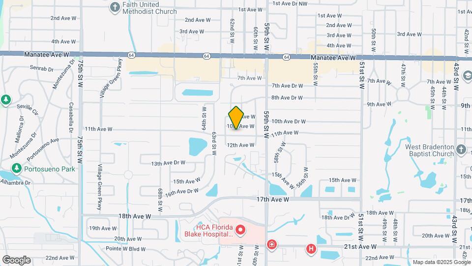 6108 11th Ave W Map and Location Details