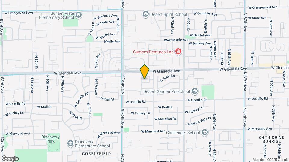 7368 W Flynn Ln Map and Location Details