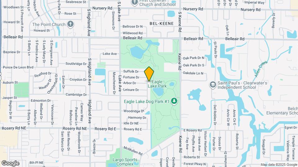 1745 Woodridge Dr Mapa y Detalles de la Ubicación